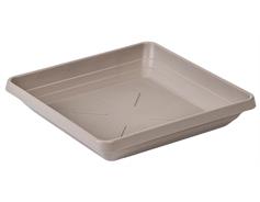 Miska čtyřhranná Lotos - taupe 14 x 14