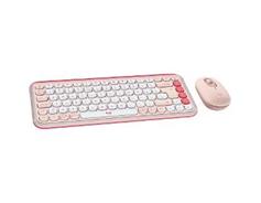 LOGITECH POP ICON COMBO key+mou Rose US 