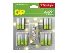 EM B0164MC GP alkalická baterie SUPER AA 12 + AAA 12 + LED řetěz BL