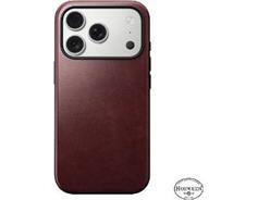 NOMAD Modern Leather Case iP17 Pro Burgundy