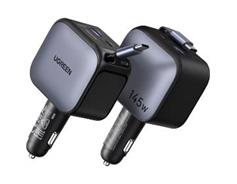 UGREEN 145W nab.do auta 2xUSB-C/USB-A+kab