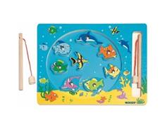 Woody 102190026 Kruh Rybolov-magnet.hra 