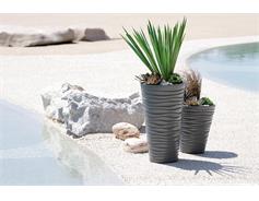 Prosperplast Květináč Prosperplast SAND s vkladem 34,5 cm  mocca 