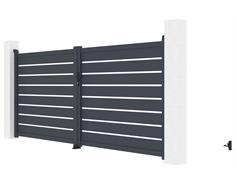G21 Brána G21 Reno 350x158 cm dvoukřídlá, antracitová