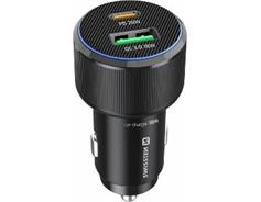 Swissten Adaptér USB-C PD + USB-A 38W 