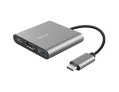 TRUST DALYX adaptér 3v1 USB-C 
