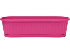 Truhlík Similcotto mini s miskou - tmavě růžový 32x11,5 cm