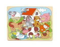Woody 102191929 Puzzle-domácí zvířátka 