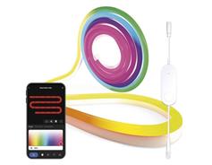 EMOS GoSmart ohebný LED pásek NEON bílý, 3 m, 24 W, RGB, stmívatelný, WiFi
