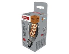 EMOS LED žárovka DECO SMOKED A60 / E27 / 4,5 W (19 W) / 180 lm / flame