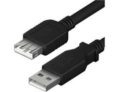 YENKEE YCU 014 BK USB A M/F Prodluž.kab. 