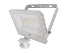 EMOS LED reflektor GLARO s pohybovým čidlem, 30 W, bílý, IP54, 3000 lm, neutrální bílá