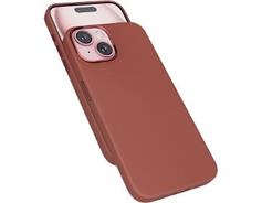 EPICO MagLeather case iPhone 15 brown 