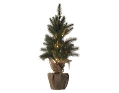 EMOS LED vánoční stromek, 52 cm, 3x AA, vnitřní, teplá bílá, časovač