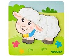 Woody 102191364 Puzzle Baby - ovečka 