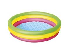 BESTWAY Nafuk. bazén 102cm růž-žlu-zel 