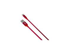Yenkee YCU 611 RD USB, Lightning, 1m, červený