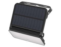 EMOS Solární LED reflektor SOLO s pohybovým čidlem, černý, neutrální bílá