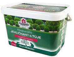 Hnojivo Rosteto s čedičovou moučkou - jehličnany a tůje 4 kg 