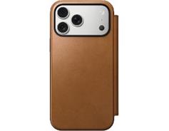NOMAD Mod.Leather Folio iP17 Pro Max Engl.tan