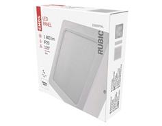 EMOS LED přisazené svítidlo RUBIC, čtvercové, 18W neutrální bílá
