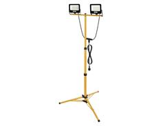 EMOS Lighting LED reflektor GLARO, 2×30W + trojnožka, černý, neutrální bílá