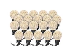 EMOS LED světelný řetěz – 20x párty žárovky, 7,6 m, venkovní i vnitřní, teplá bílá