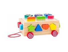 Woody 102191988 Vozík s tvary 3v1 