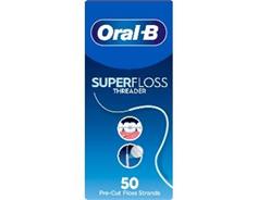 ORAL B SUPERFLOSS ZAVADĚČ NITĚ ROVNÁTKA ORAL-B