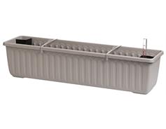 Truhlík samozavlažovací Siesta LUX - taupe 80 cm