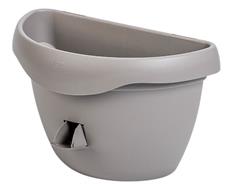 Květináč samozavlažovací Siesta na zeď - taupe 29 cm