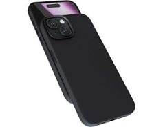 EPICO Mag+SilicPro Case iPhone 16 Black 