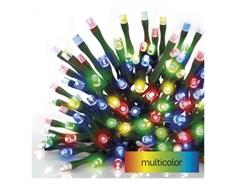 EMOS LED vánoční řetěz, 12 m, venkovní i vnitřní, multicolor, časovač