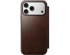 NOMAD Modern Leather Folio iP17 Pro Max Brown