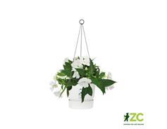 Obal Greenville Hanging Basket závěsný - white 24 cm 