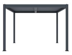 G21 Bioklimatická pergola G21 Austin 3x3 m, antracitová hliníková