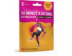 T-MOBILE Twist sim 50 minut a 50 SMS