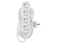 EMOS Prodlužovací kabel 7 m / 4 zásuvky / bílý / PVC / 1,5 mm2