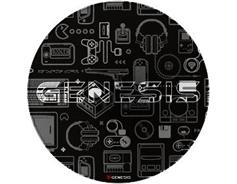 Genesis TELLUR 300 GEAR Podložka pod židli černá