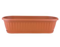 Truhlík Similcotto mini s miskou - terakota 32x11,5 cm