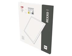 EMOS LED panel REXXO backlit 60×60, čtvercový vestavný bílý, 36W neutr. b.