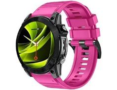 MOBILE ORIGIN Easy Strap Silicone Watch 22mm Pink MO