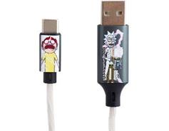 LAZERBUILT Rick&Morty USB-C charg. cable 