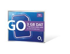 O2 GO SIM 3GB + 100 minut