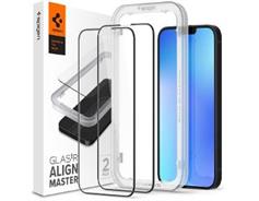 SPIGEN GlasstR AlignMaster 2pc iP14/13Pro/13 BK
