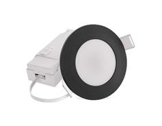 EMOS LED bodové svítidlo LORI 4,5W 345LM IP65 CCT černá