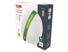 EMOS LED přisazené svítidlo TIVI, A CLASS, kruhové bílé 11W, IP44, neutrální bílá