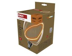 EMOS LED žárovka DECO G130SRA / E27 / 4 W (22 W) / 220 lm / flame