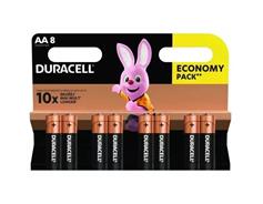 Duracell Basic alkalická baterie 8 ks, 1500K8, AA