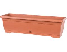 Truhlík Similcotto broušený - cihlová terakota 60 cm